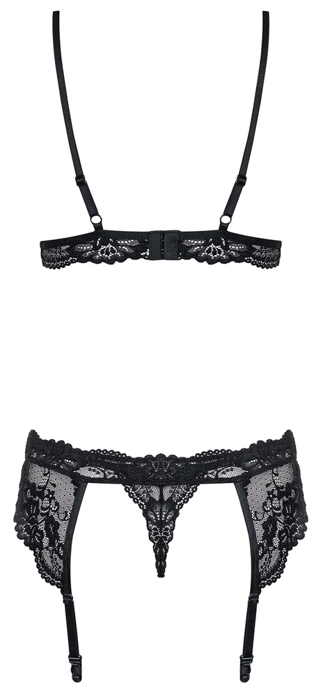 Obsessive - 3-teiliges Straps-Set - schwarz Obsessive - 3-teiliges Straps-Set - schwarz – Produktbild 4