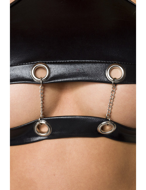 SARESIA - Wetlook-Set schwarz SARESIA - Wetlook-Set schwarz – Produktbild 3