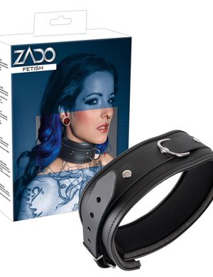 ZADO - Leder-Halsfessel schwarz ZADO - Leder-Halsfessel schwarz