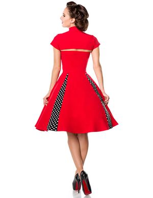 Belsira - Vintage-Kleid mit Bolero rot/schwarz/weiß Belsira - Vintage-Kleid mit Bolero rot/schwarz/weiß