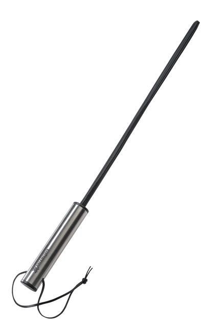 XXdreamSToys - Rohrstock 'Flex' mit Edelstahlgriff, Ø 1,30 cm schwarz XXdreamSToys - Rohrstock 'Flex' mit Edelstahlgriff, Ø 1,30 cm schwarz