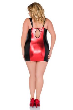 Andalea - Chemise Z/5031 schwarz/rot