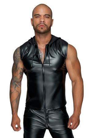 Noir Handmade-MissBehaved Collection-Kapuzenshirt mit Zwei-Wege Zipper H062 schwarz Noir Handmade-MissBehaved Collection-Kapuzenshirt mit Zwei-Wege Zipper H062 schwarz