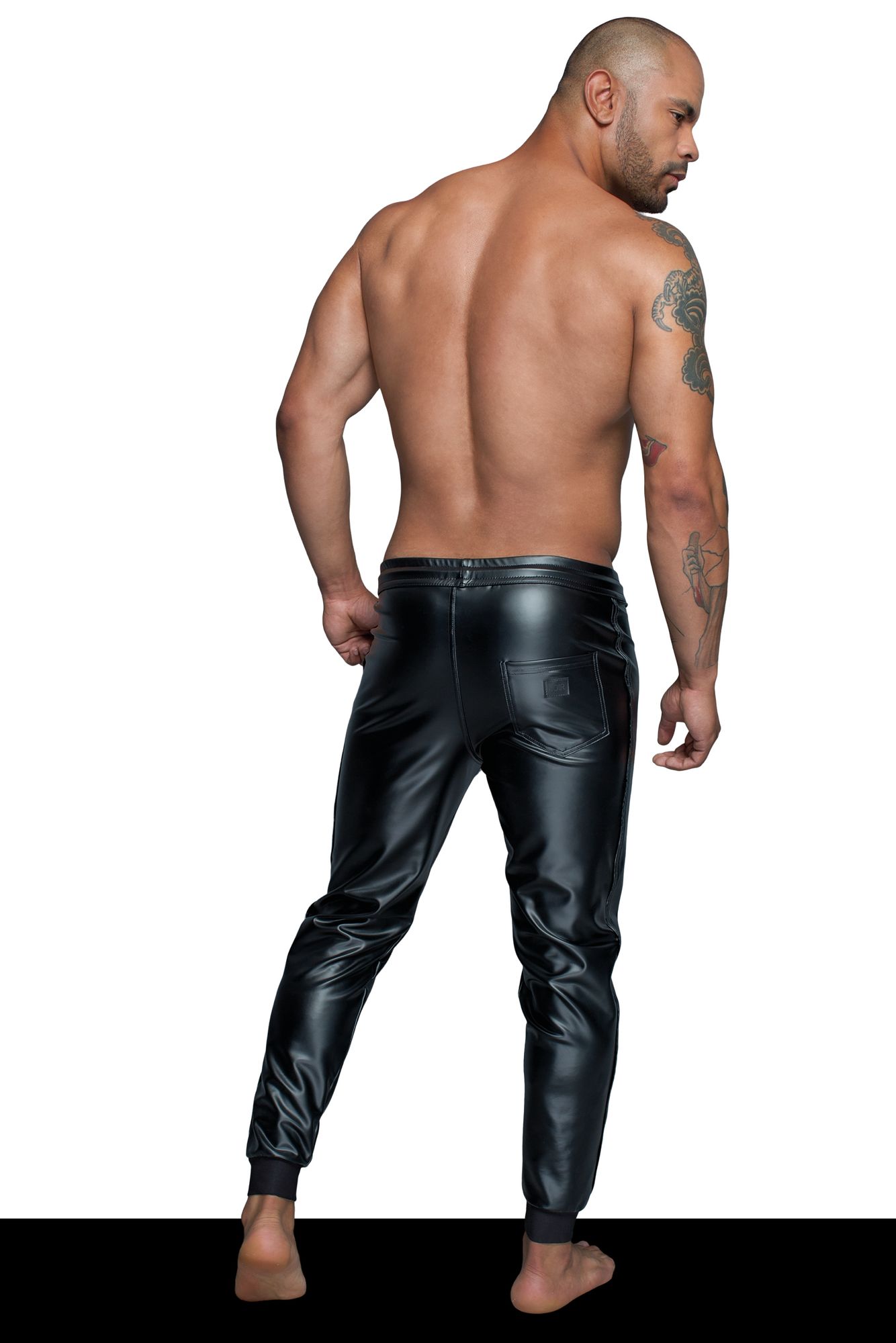 Noir Handmade - MissBehaved Collection-Treggings aus Powerwetlook H063 schwarz Noir Handmade - MissBehaved Collection-Treggings aus Powerwetlook H063 schwarz – Produktbild 2