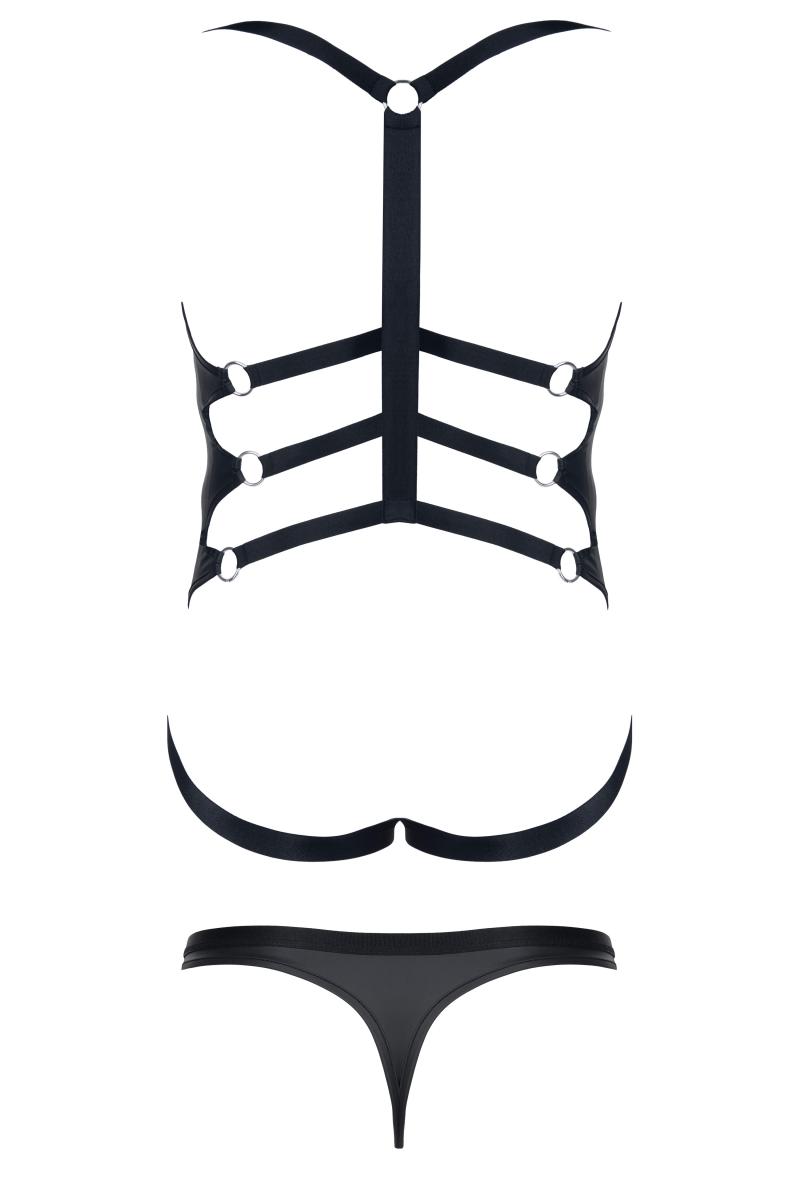 Regnes Fetish Planet - Body-String SET-021 schwarz Regnes Fetish Planet - Body-String SET-021 schwarz – Produktbild 7