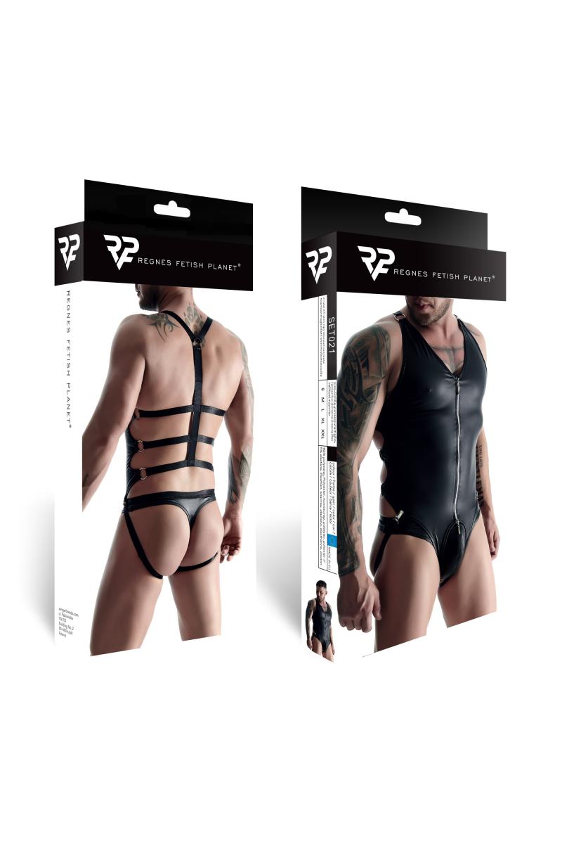 Regnes Fetish Planet - Body-String SET-021 schwarz Regnes Fetish Planet - Body-String SET-021 schwarz – Produktbild 8