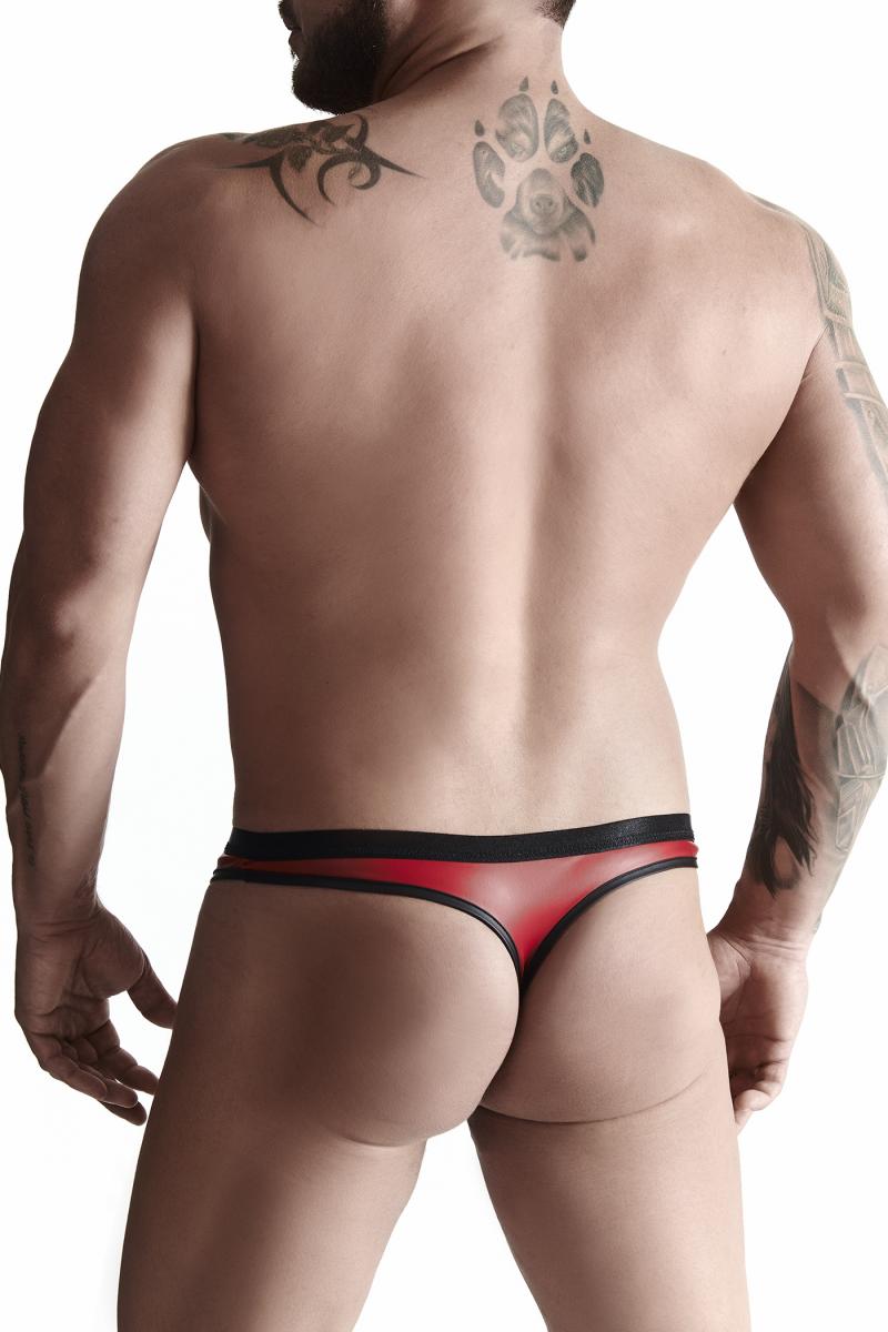 Regnes Fetish Planet - Wetlook String BRI015 rot – Produktbild 2