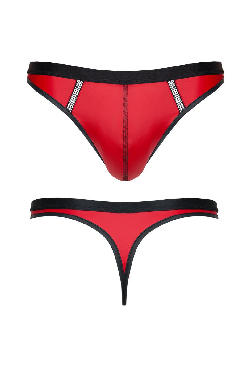 Regnes Fetish Planet - Wetlook String BRI015 rot – Produktbild 3