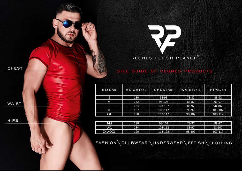 Regnes Fetish Planet - Wetlook String BRI015 rot – Produktbild 4