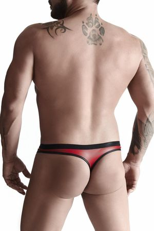 Regnes Fetish Planet - Wetlook String BRI015 rot Regnes Fetish Planet - Wetlook String BRI015 rot