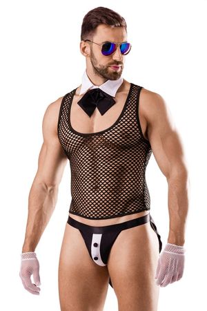 Saresia - Roleplay Butler-Kostüm schwarz-weiß Saresia - Roleplay Butler-Kostüm schwarz-weiß