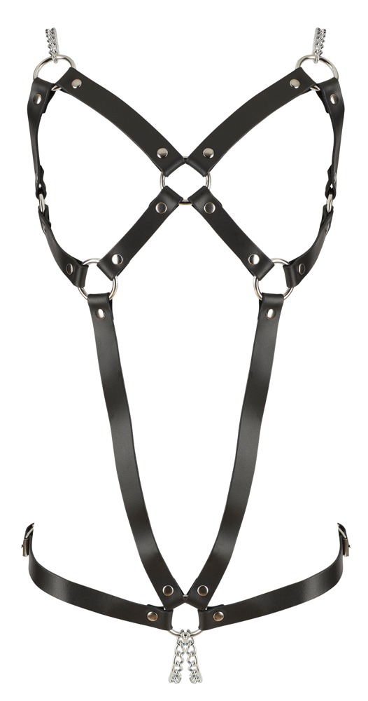 ZADO-Leder Ketten-Harness schwarz ZADO-Leder Ketten-Harness schwarz – Produktbild 3
