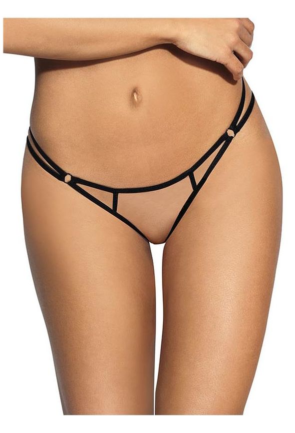 Axami - String beige-schwarz