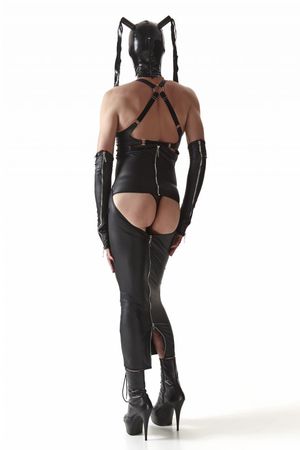 Regnes Fetish Planet - Crossdresser Fetish Line - langes Kleid CRD005 schwarz
