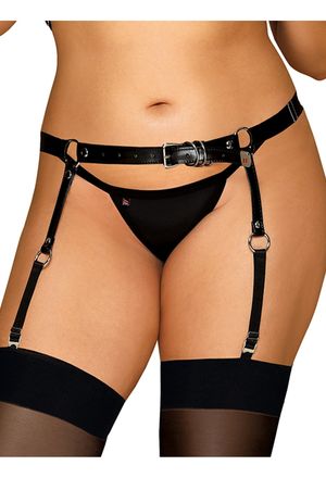 OB A756 harness garter belt black Size Plus XL/XXL OB A756 harness garter belt black Size Plus XL/XXL