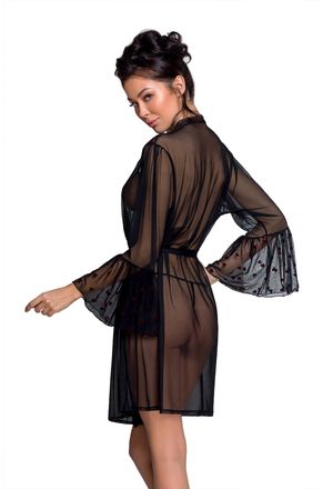 Passion - Lovelia Peignoir schwarz
