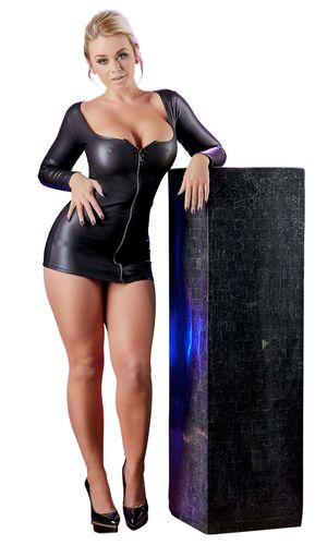 Cottelli Collection - Kleid Glitzerzip schwarz Cottelli Collection - Kleid Glitzerzip schwarz