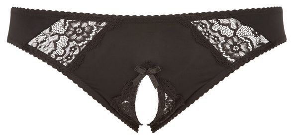 Cottelli Collection - Slip ouvert schwarz