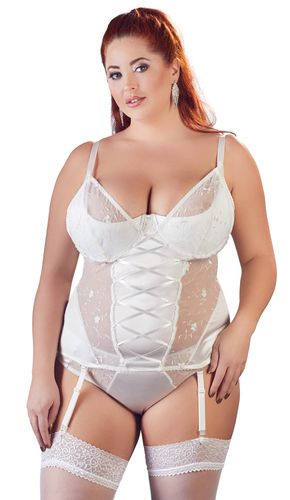 Cottelli Collection - Strapshemd weiß Cottelli Collection - Strapshemd weiß