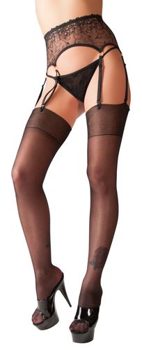 Cottelli Collection - Strapsstrümpfe schwarz Cottelli Collection - Strapsstrümpfe schwarz