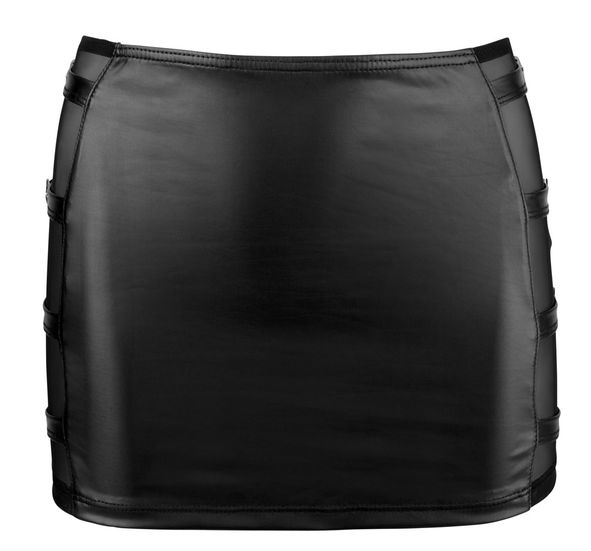 Cottelli Collection - Minirock Schnallen schwarz Cottelli Collection - Minirock Schnallen schwarz