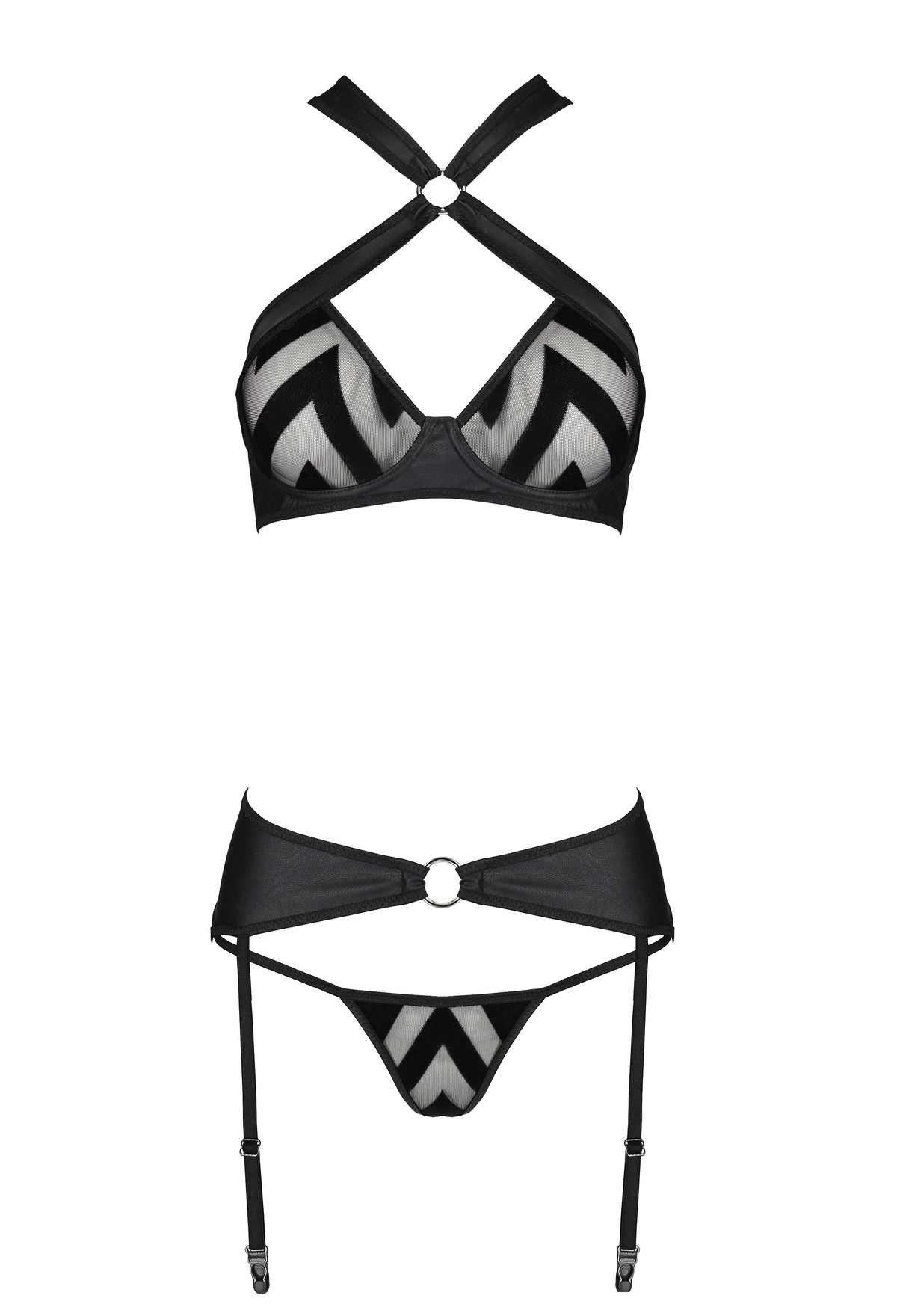 Passion - Hima 3-tlg. Straps Set schwarz Passion - Hima 3-tlg. Straps Set schwarz – Produktbild 3
