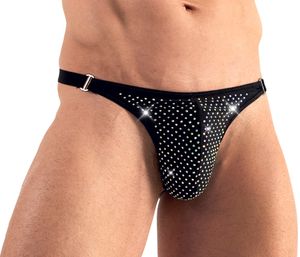 Svenjoyment - Glitzer String schwarz