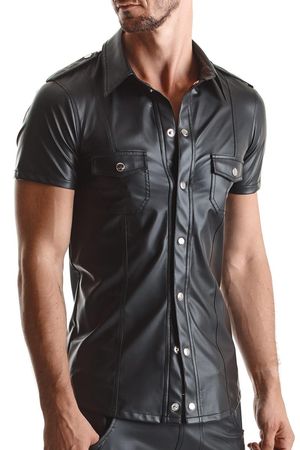 Regnes Fetish Planet - Herren Hemd schwarz Regnes Fetish Planet - Herren Hemd schwarz