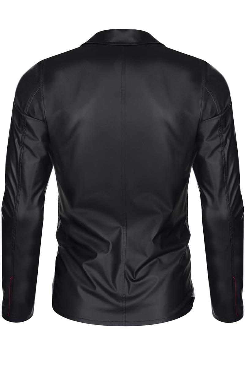 Regnes Fetish Planet - Mesh-Wetlook Jacke schwarz Regnes Fetish Planet - Mesh-Wetlook Jacke schwarz – Produktbild 7