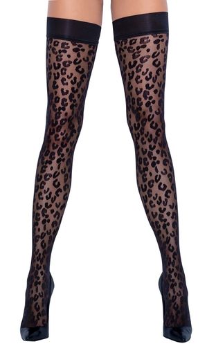 Cottelli Legwear - Halterlose Strümpfe schwarz