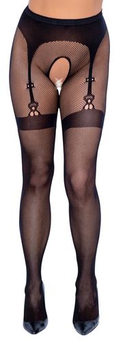 Cottelli Legwear - Strumpfhose ouvert schwarz Cottelli Legwear - Strumpfhose ouvert schwarz
