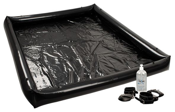 Fetish Collection - Glossy Games Lackspielwiese Set 185x140cm schwarz Fetish Collection - Glossy Games Lackspielwiese Set 185x140cm schwarz