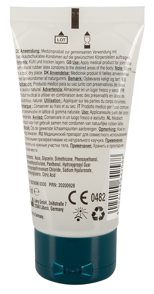 Just Glide - Premium Anal Gleitgel mit Hyaluron und Panthenol 50ml Just Glide - Premium Anal Gleitgel mit Hyaluron und Panthenol 50ml