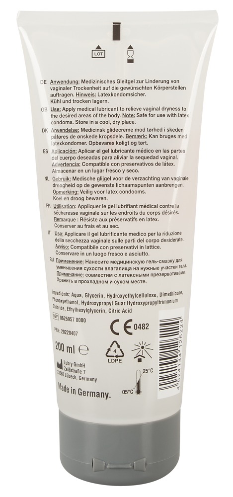 Just Glide - Gleitgel Performance Wasserbasis mit Silikonanteilen 200ml Just Glide - Gleitgel Performance Wasserbasis mit Silikonanteilen 200ml
