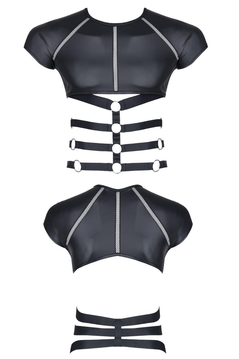 Regnes Fetish Planet - Wetlook Shirt mit Body-Harness Regnes Fetish Planet - Wetlook Shirt mit Body-Harness – Produktbild 5