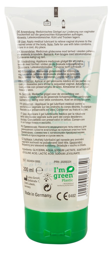 Just Glide - Bio Gleitgel 200ml Just Glide - Bio Gleitgel 200ml