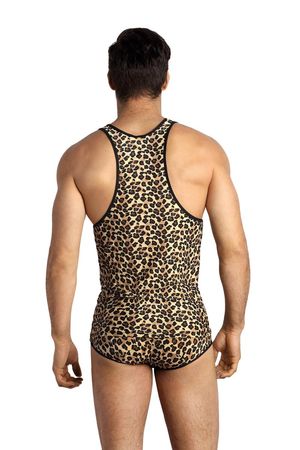 Anais - Herren Tank Top im Leoparden-Look Anais - Herren Tank Top im Leoparden-Look