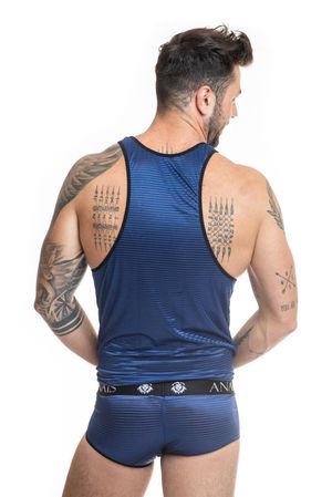 Anais - Herren Tank-Top aus feinem Material gestreift Anais - Herren Tank-Top aus feinem Material gestreift