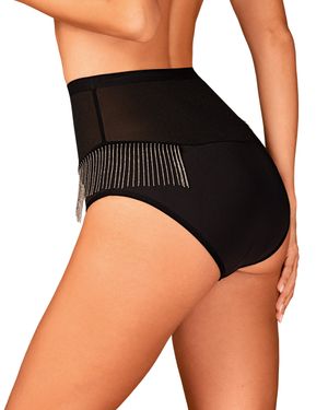 Obsessive - Panty mit Zierketten aus feinem Material Obsessive - Panty mit Zierketten aus feinem Material