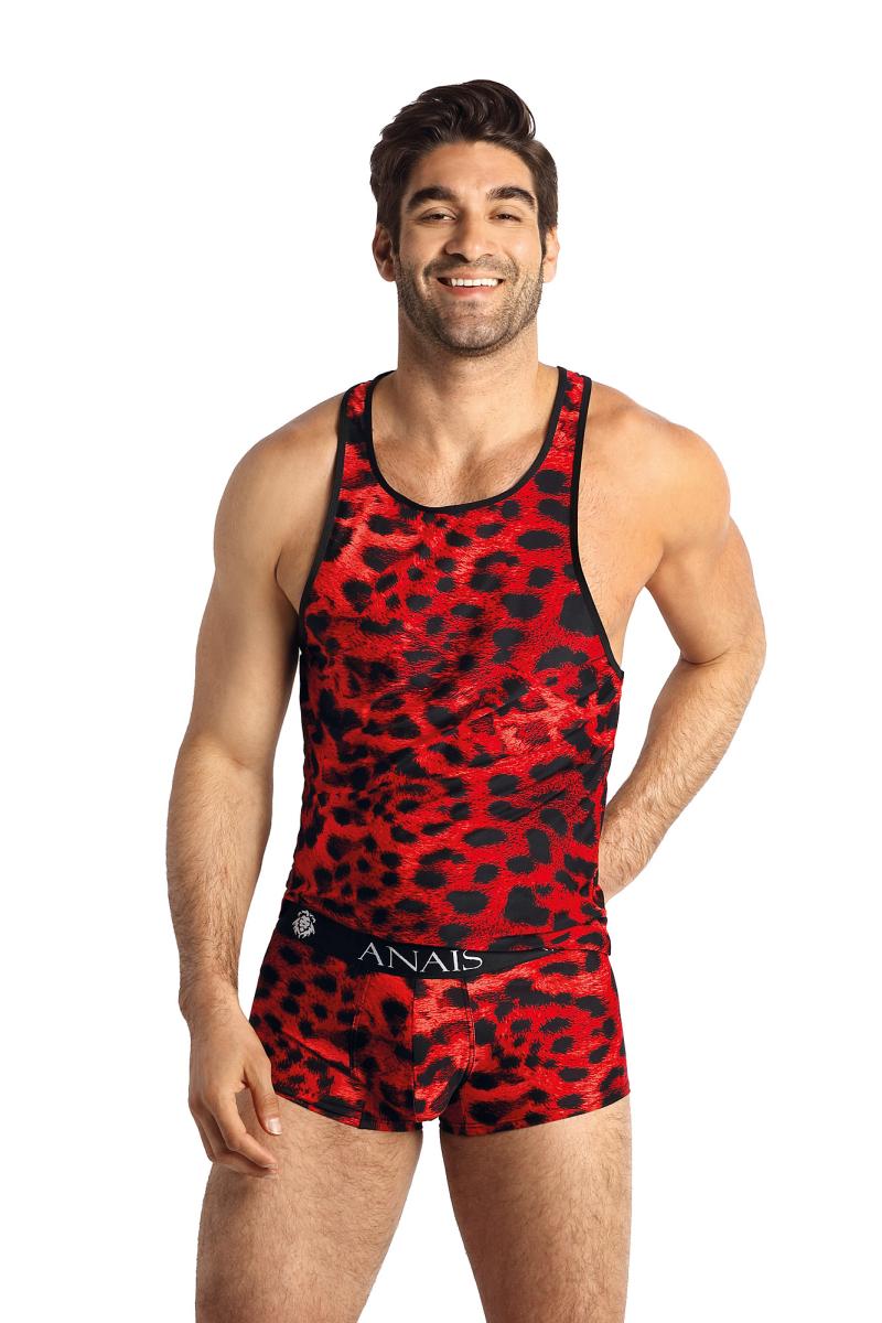 Anais - Tank Top im Leo-Look