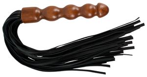 Zado - Leder Flogger mit Holzgriff Zado - Leder Flogger mit Holzgriff