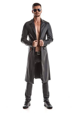 Regnes Fetish Planet - Herren Mantel im edlen Matt-Look