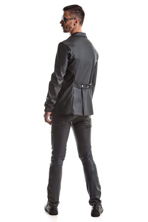 Regnes Fetish Planet - Herren Jacke im edlen Matt-Look Regnes Fetish Planet - Herren Jacke im edlen Matt-Look