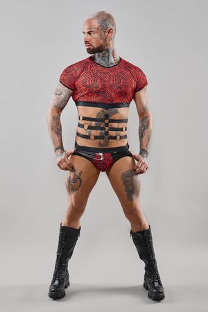 Regnes Fetish Planet - Harness T-Shirt 