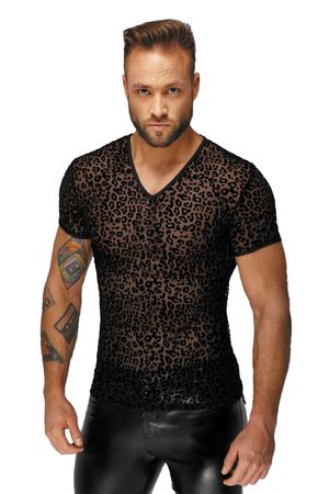 Noir Handmade - Leopard Netz-Shirt Noir Handmade - Leopard Netz-Shirt