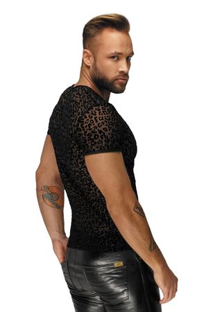 Noir Handmade - Leopard Netz-Shirt Noir Handmade - Leopard Netz-Shirt