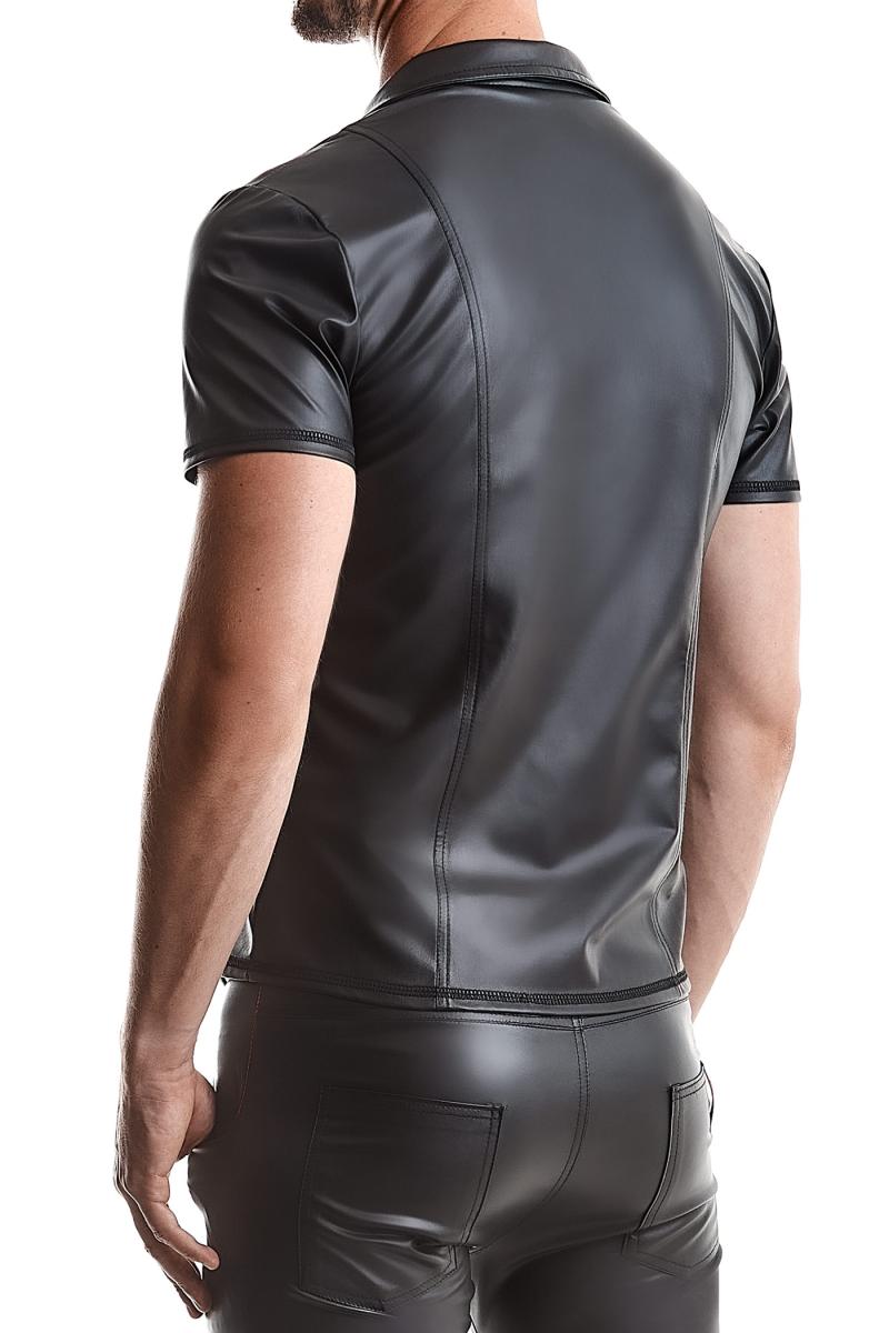 Regnes Fetish Planet - Wetlook Polo-Shirt  – Produktbild 2