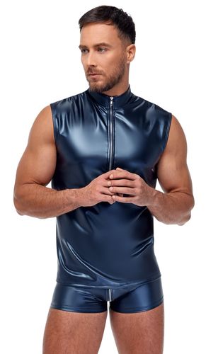 NEK - Top im Metallic-Mattlook