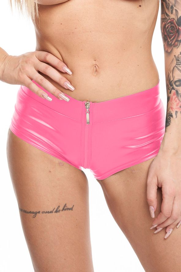 7Heaven - Wetlook Shorts in Pink