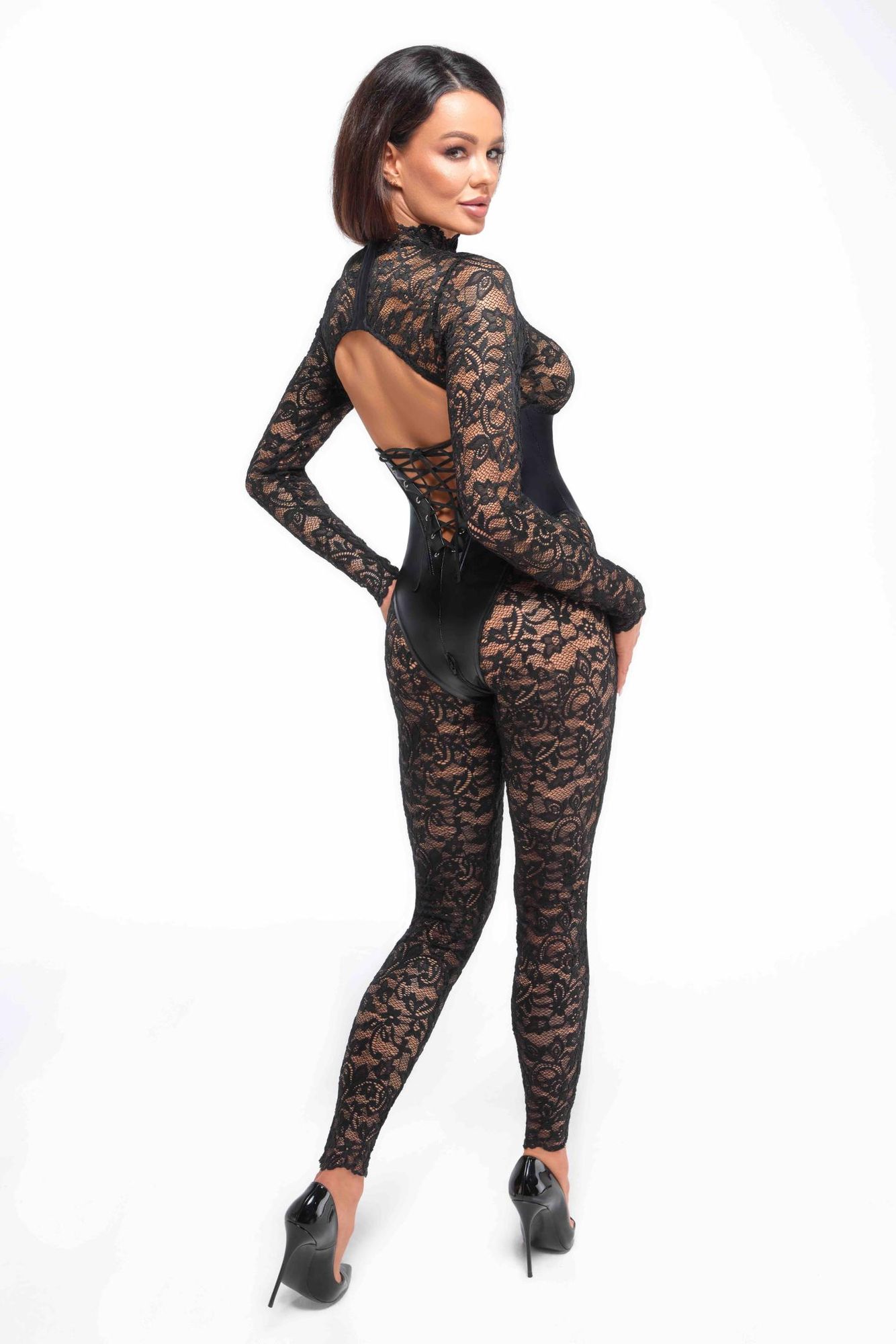 Noir Handmade - Bodystocking mit Unterbrust Corsage Noir Handmade - Bodystocking mit Unterbrust Corsage – Produktbild 2